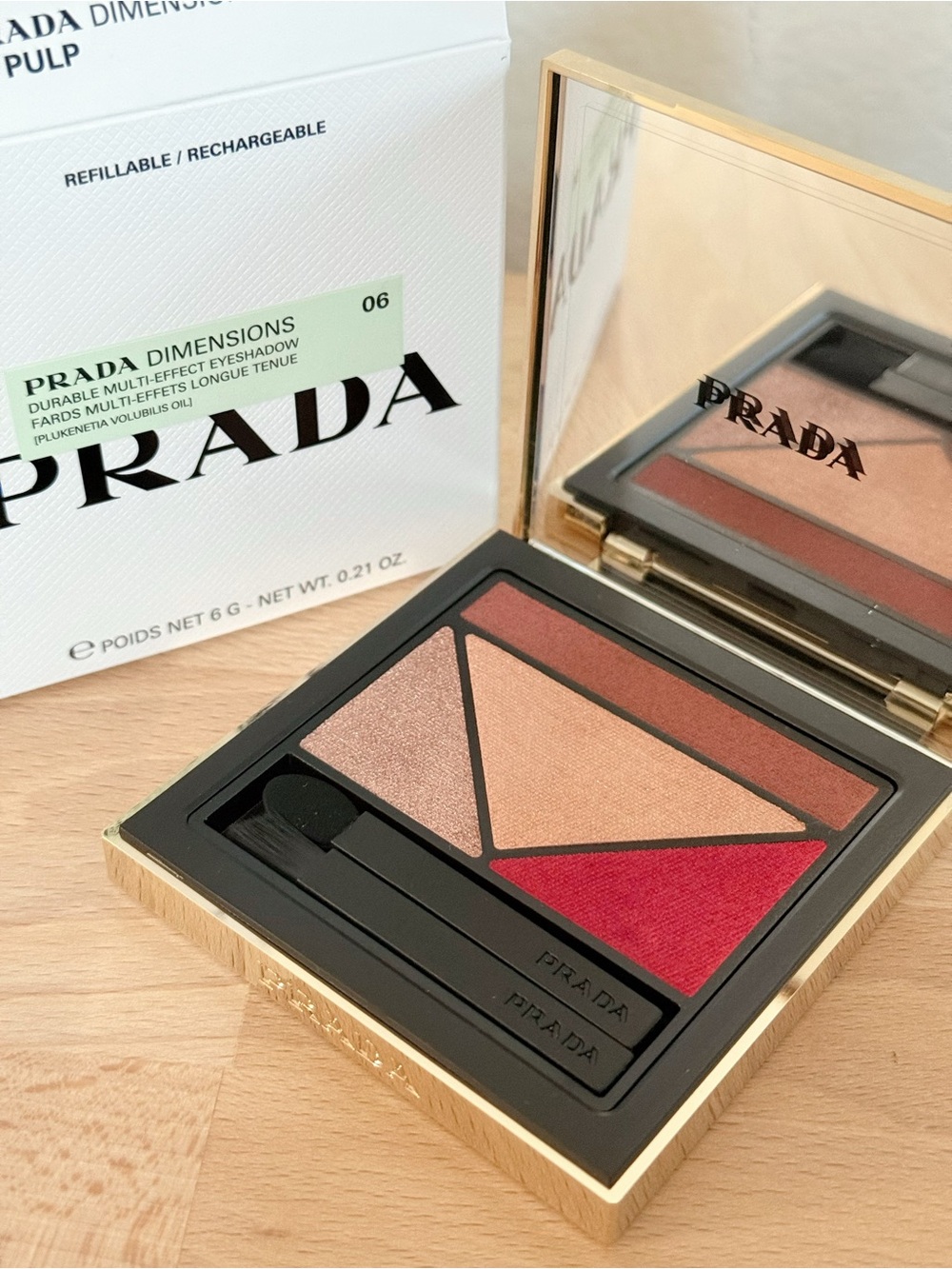 Prada Dimensions Eyeshadow Palette - 06 Pulp